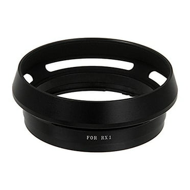 Fotodiox Lens Hood for the Sony Cyber-Shot DSC-RX1/RX1R/RX1R II, Dedicated Metal Bayonet Lens Hood for the Sony RX1, RX1R, RX1RII Digital Cameras; Hood Minimizes Glare (replaces Sony LHP1)