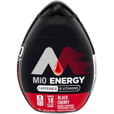 (4 pack) MiO Energy Black Cherry Liquid Water Enhancer, 1.62 fl oz (Best Healthy Water Enhancers)
