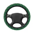 thumbnail image 3 of Daiia Steering Wheel Covers St Patrick'S Day9 Elastic Skidproof Steering Wheel Protective Cover Case Steering Wheel Protector Comfortable Protective Case For Suv Sedan Decor, 3 of 8