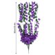 thumbnail image 2 of Flor artificial Vine Montado en la pared Decoración floral Artificial Violet Vine Home Hotel Decoración, Azul Scienceny HA6541-04B, 2 of 6
