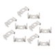 thumbnail image 1 of 10 Pcs Soporte de Portalámparas para Tubo Fluorescente T4 Clip de Brida Color Plateado, 1 of 4