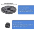thumbnail image 3 of Dark Gray spiral set conical gear for Makita 9523 angle grinder, 3 of 4