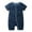 Navy, variant on Fengyings Baby Pajamas Short Sleeve Footless Rompers 2 Way Zipper Sleeper