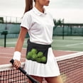 thumbnail image 2 of hirigin Tennis Ball Holder, Pickleball Band Pouch Mesh Storage Bag Sports Accessory for Women, Men  Teens, 2 of 9