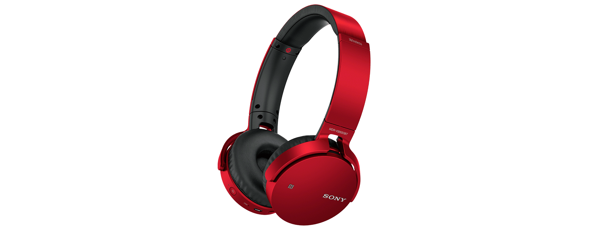 SONY MDR-XB650BT/R Red EXTRA BASS Bluetooth Headphones