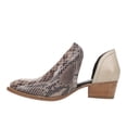 thumbnail image 3 of Diba True Womens Shy Town Snake Round Toe  Ankle Boots, 3 of 6