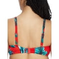 thumbnail image 2 of Women's Pour Moi 17500 Paradiso Underwire Tie Front Bikini Swim Top (Red 34FF), 2 of 2