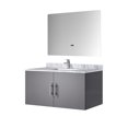 thumbnail image 6 of 36 in. Wide Dark Grey Wood Vanity | Faucet and Mirror Included for Easy Installation | Benefit from Scratch - Resistant Surface, 6 of 6