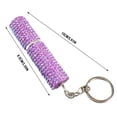thumbnail image 3 of Mini Spray Bottle with Keychain Mini Empty Refillable Perfume Plastic Spray Bottle(Purple), 3 of 4