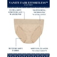thumbnail image 2 of Women's Vanity Fair Lingerie® Effortless™ Hi-Cut Panty 13275 Color: Midnight Black Size: 8, 2 of 5