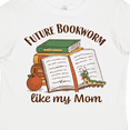thumbnail image 4 of Inktastic Future Bookworm Like My Mom Boys or Girls Toddler T-Shirt, 4 of 5