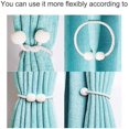 thumbnail image 2 of Magnetic Curtain Tiebacks, 2pcs Curtain Tie Backs Curtain Clips Rope Holdbacks Curtain Holder Buckles For Home Office hotel Window Decorative Curtains Accessorie, 2 of 5