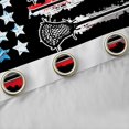 thumbnail image 4 of Manfei Retro American Flag Black Out Curtains,Watercolor Graffiti Curtains Pack of 2 (42x63 Each),Blue Black Red Bedroom Curtains For Boys Kids,Super Cozy Room Decor, 4 of 6