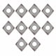 thumbnail image 3 of Insertos de corte de hoja de carburo sólido para torneado de torno CNC (10 piezas, CCMT060204‑6018), 3 of 10