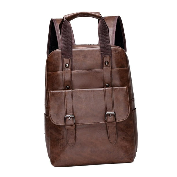 Mochila informal, creativa y ligera, ideal para mochilerismo diario y negocios. Marrón oscuro
