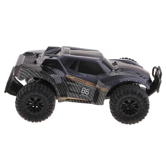 1:16 telemando RC Truck 4WD RC Car 4WD RC Vehículo de juguete 20 km / h High RC Truck Vehículo Negro Hugo Coche RC de juguete