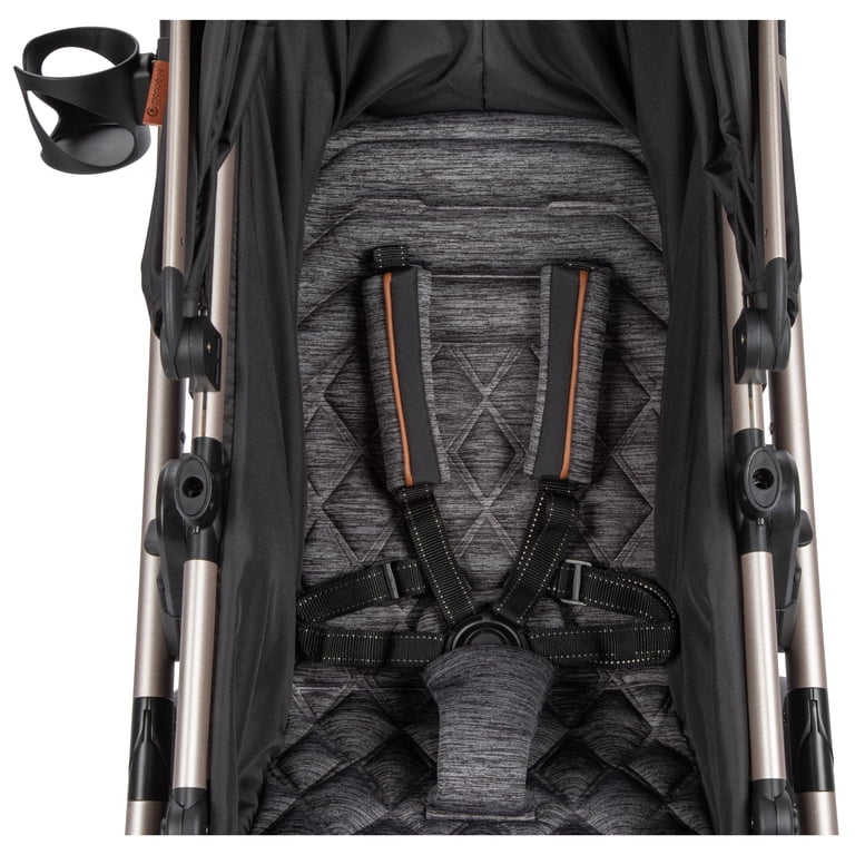Monbebe Infant & Toddler 6-in-1 Modular Travel System, Black