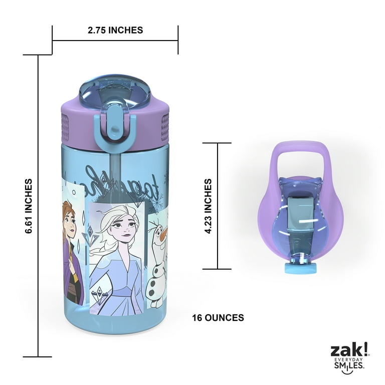 Zak Designs Modern Sonic 25 Fluid Ounce Plastic Water Bottle with