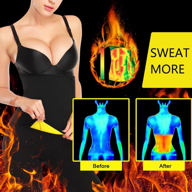 Adelgazamiento Cinturón De Sudor Abdomen Shaper Perder Peso Fitness Body Shaper Cintura Entrenador Likrtyny Mujer