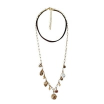 No Boundaries Multicolor Thread Fish Charm Necklace for Female Adults ...