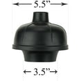 thumbnail image 5 of steadmax Rubber Toilet Plunger, Double Thrust Suction Cup, Stainless Steel Handle, 2 Pack, 5 of 7