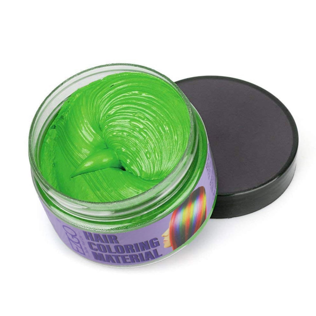 Hair Wax Temporary Hair Coloring Styling Cream Mud Dye - Green for  Halloween Day 