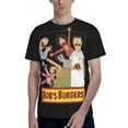 thumbnail image 5 of Men Women Bob's Burgers Shirts Short Sleeve Cosplay Adults Anime T-Shirts Crew Neck 3D Printed Tee Tops, 5 of 8