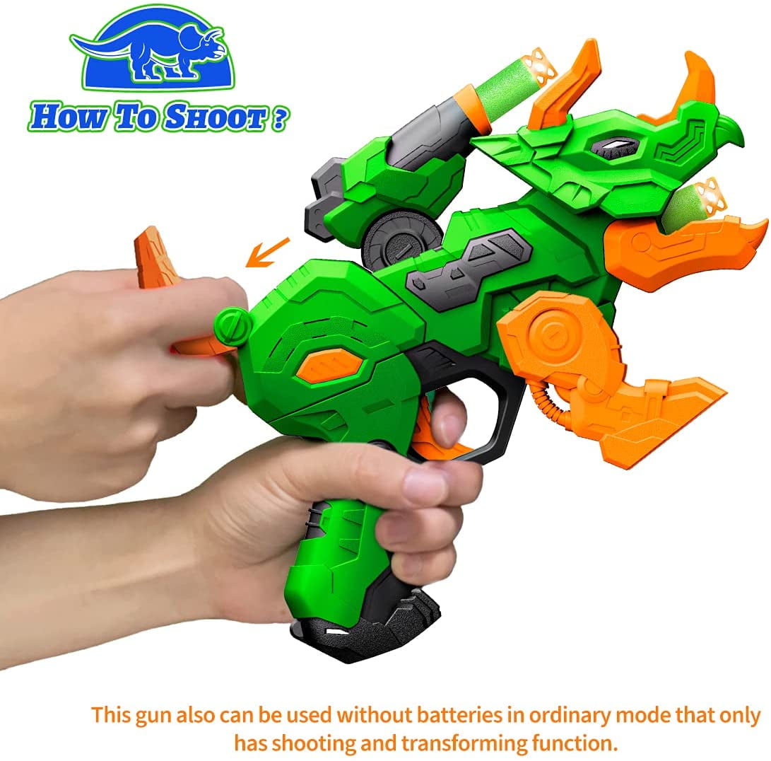 Dart Gun Shooter with 5 Darts And 400 Water Absorbent Bullets Toy Gift Kids 