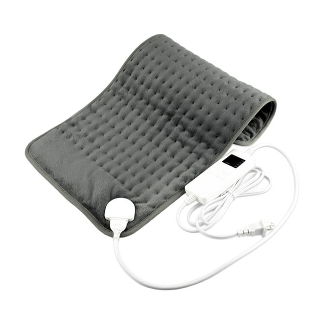 Almohadil de calefacción eléctrica Apagado automático amiento rápido suave pa el dolor Gris Zulema Almohadilla de calefacción eléctrica