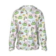 thumbnail image 1 of Balery Frog Wear Chef Hat Sudadera ligera de manga larga con capucha y protección solar UPF 50+ para hombre y mujer, ideal para pesca y running-Small, 1 of 7