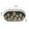 thumbnail image 3 of 3xStorage Tray Cosmetic Storage Box Makeup Tray for Home Dresser Organizer Black Small leaves 3 Pcs, 3 of 7