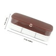 thumbnail image 2 of UPGRATOR Portátil Para Joyería Roja Organizador Pequeño Con Compartimentos Para Anillos Y Collares, 2 of 7