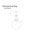 thumbnail image 2 of ZLINE ELD-TRNG-CH  Towel Ring, 2 of 2