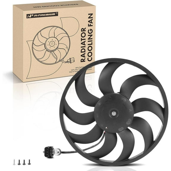 A-Premium Engine Radiator Cooling Fan Assembly Compatible with Chevrolet Sonic 2012-2018, L4 1.8L, Replace# 95352379, 1581769