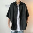 thumbnail image 4 of Men Summer Shirt Match Pants Contrast Color Stylish Color Matching Summer Shirt, 4 of 5