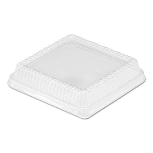 HFA® Plastic Dome Lid, 8.25 x 8.25 x 1.5, Clear, 500/Carton 4048DL