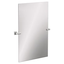 Moen Bp1892 Triva 27-7/16" W X 36" H Modern Rectangular Frameless Bathroom Wall Mirror -