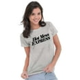 thumbnail image 3 of Hot Mess Express Rebel Girly Messy Womens Slim Fit Graphic Tee Brisco Brands S, 3 of 5
