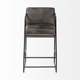 thumbnail image 2 of Pemberly Row Contemporary 36" Leather Counter Stool in Black, 2 of 9