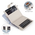 thumbnail image 7 of Wrangler Small Women's Wallet Slim Bifold Wallet RFID Credit Card Holder Minimalist Zipper Coin Pocket, Jean, 7 of 7