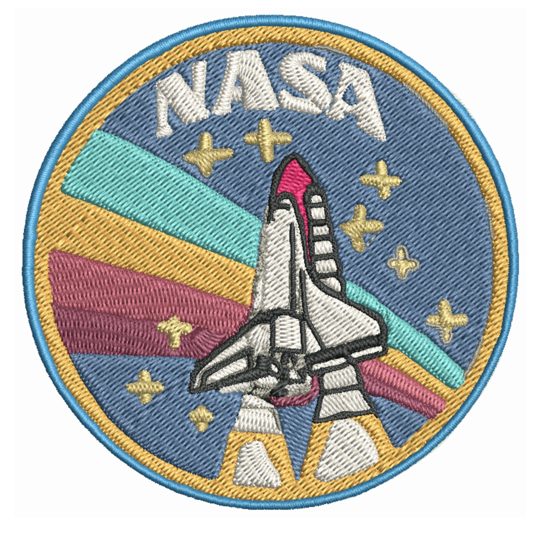 Nasa Logo Astronaut Patch Embroidered Sew on Iron on Patch Badge DIY  Costume Aeronautics Space Administration Demogorgon Patches DP 