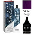 thumbnail image 2 of Pravana Chromasilk Vivids EVERLASTING Permanent Creme Hair Color Dye (w/Sleek Tint Brush) Cream Haircolor with True Unicorn Root, Sea Buckthorm Oil (Violet Reign), 2 of 3