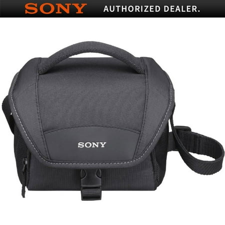Sony - LCS U11 Soft Camera Case - Black