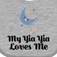 thumbnail image 4 of Inktastic My Yia Yia Loves Me Yiayia for Grandchild Boys or Girls Baby Bib, 4 of 4