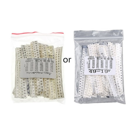 

SEFUONI 1206 0603 0805 SMD Capacitor 36 Values 20pcs=720pcs Samples Electronic DIY Kit Multilayer Ceramic Chip Capacitors