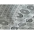 thumbnail image 4 of Ambesonne Geometric Quilted Bedspread Set 3 Pcs, Abstract Hexagons, Queen Size, Grey Pale Grey, 4 of 5