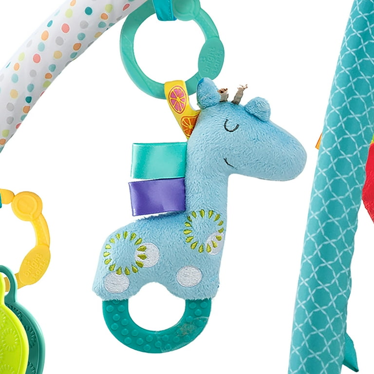 Bright Starts Enchanted Elephants Activity Gym with Ultra Plush Soft Mat Ages Newborn