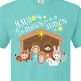 thumbnail image 4 of Inktastic Jesus is the Reason for the Season Christmas Nativity T-Shirt, 4 of 5