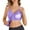 Violet, variante sur Camisole pour Femmes avec Soutien-Gorge Intégré Débardeurs Grande Taille Fluide Bretelles Spaghetti Ajustables Débardeurs Plissés Gilet Ample