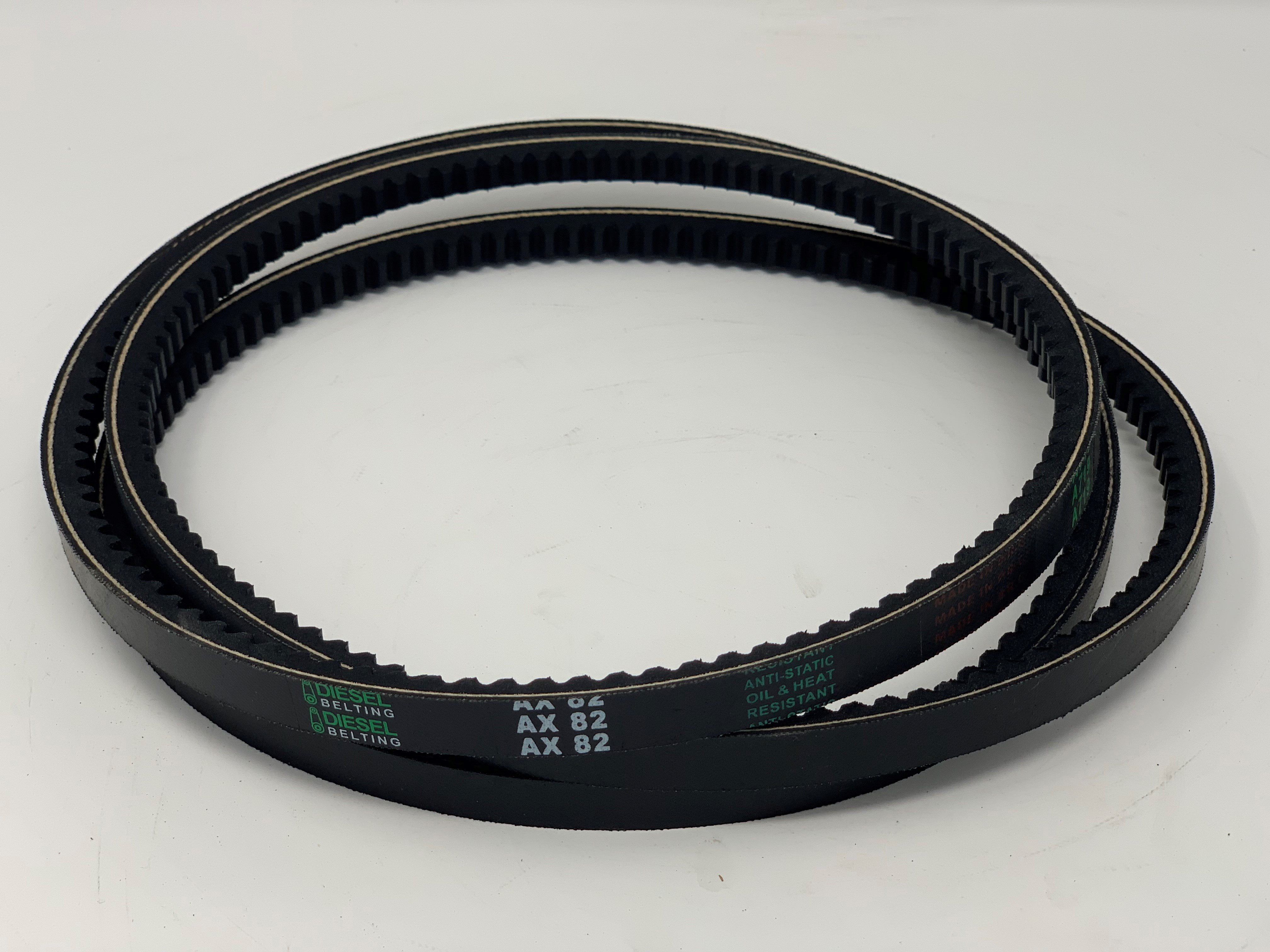 AX82 Classic Cogged V-Belt 1/2 x 84in Outside Circumference 